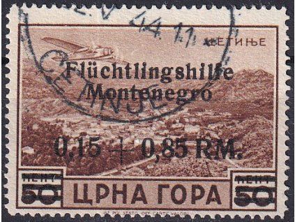 Montenegro Mi 23 razítkované