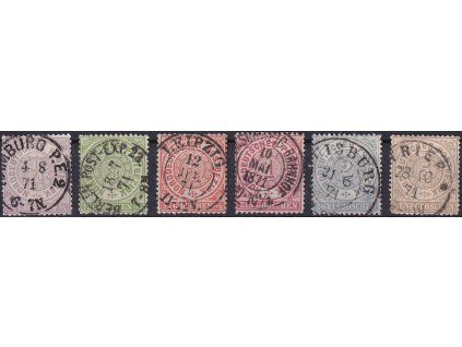 NDP Mi 13-8 Reichspost razítkované