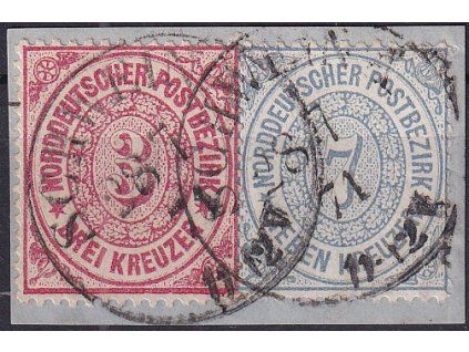 NDP Mi 21-2 Reichspost razítkované