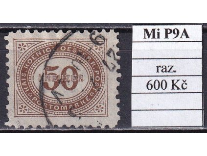 Rakousko Mi P 9 A razítkované