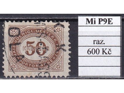 Rakousko Mi P 9 E razítkované