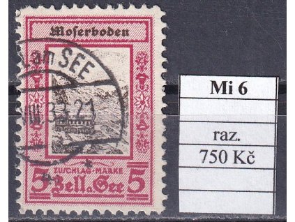 Rakousko Moserboden razítkované