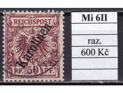 Karolinen Mi 6II razítkované
