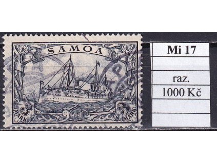 Samoa Mi 17 razítkované