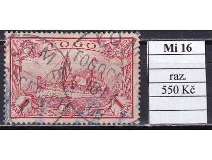 Togo Mi 16 razítkované