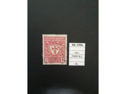 Deutsches Reich Mi 199 b razítkované zkoušené