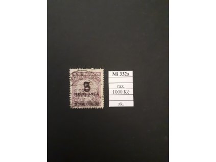 Deutsches Reich Mi 332 a razítkované zkoušené