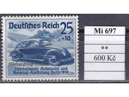 Deutsches Reich Mi 697 svěží