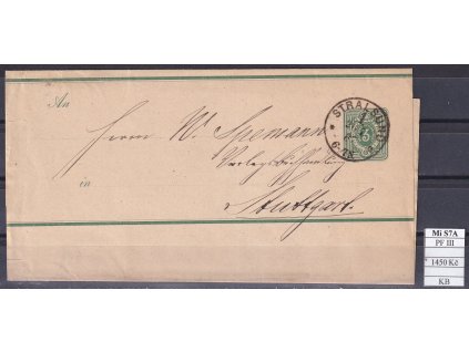 Deutsches Reich Mi S 7 A PFIII KB celina