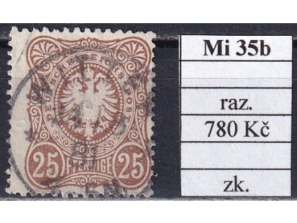 Deutsches Reich Mi 35 b razítkované zkoušené