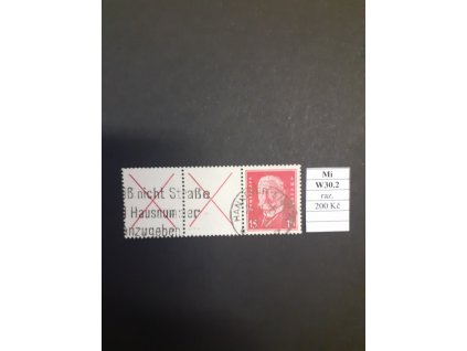 Deutsches Reich Mi W 30.2 razítkované
