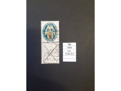 Deutsches Reich Mi S 54 razítkované