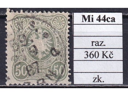 Deutsches Reich Mi 44 ca razítkované zkoušené