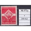 Deutsches Reich Mi 572 y po nálepce
