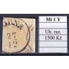 Rakousko Mi 1 Y Uhorské razítko