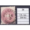 Rakousko Mi 26 Uhorské razítko
