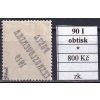 ČSR I 90 I obtisk po nálepce zkoušené
