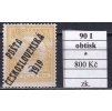 ČSR I 90 I obtisk po nálepce zkoušené