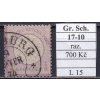 Hufeisenstempel 17-10 Gr. Schild razítkované