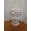 Keramická dekorace - bílá hlava Buddhy zn. Bloomingville
