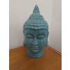 Keramická dekorace - tyrkysová hlava Buddhy zn. Bloomingville