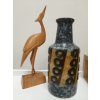 Glazovaná keramická váza - 60. léta, ČSSR