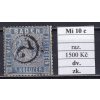 Baden Mi 10 c razítkované zkoušené dv.