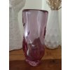 Alexandritová váza z hutního skla - M. Klinger