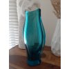 Tyrkysová váza z hutního skla - Miloslav Klinger
