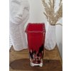 Luxusní rubínová váza - Art Glass PRINC
