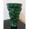 Nádherná váza z malachitového skla "Tři grácie"