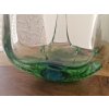 Vzácný košík z hutního skla - František Zemek