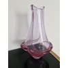 Alexandritová váza z hutního skla - M. Klinger