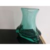 Smaragdová váza z hutního skla - Miloslav Klinger