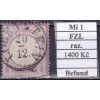 Deutsches Reich Mi 1 FZL razítkované Befund