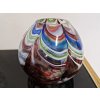 Pestrobarevná MURANO váza z foukaného skla