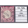 Hufeisenstempel 39 gr. Schild razítkované