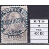 Rakousko Mi T 14 A razítkované