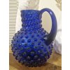 Nádherný kobaltový džbán HOBNAIL