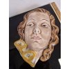 Keramická nástěnná plastika ve stylu Art Deco
