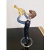 Skleněná figurka Trumpetista - Jaroslav Brychta