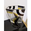 Luxusní broušená váza ve stylu Art Deco