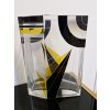 Luxusní broušená váza ve stylu Art Deco