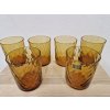 Ambrové skleničky z foukaného skla - EGERMANN