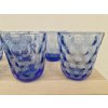 Kobaltové skleničky z foukaného skla - EGERMANN