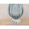 Luxusní tyrkysová váza z hutního skla - EGERMANN