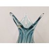 Luxusní tyrkysová váza z hutního skla - EGERMANN