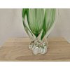 Luxusní zelená váza z hutního skla - EGERMANN