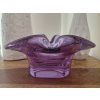 Violet Crystal — masivní skleněná designová mísa