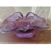 Violet Crystal — masivní skleněná designová mísa